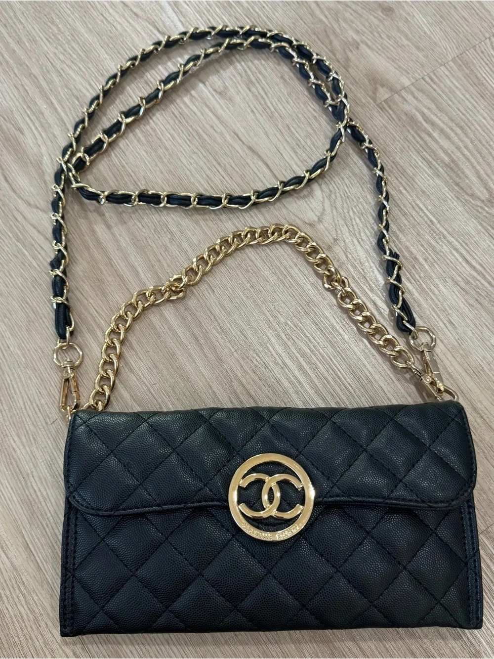 Gabrielle “coco” Chanel Black Quilted Chain Shoulder Bag purse Authentic